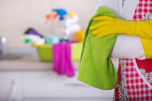 Local cleaning team working on an end of tenancy property in Roehampton
